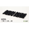 Gamers Grass Grass Tufts – 6 mm – Alien Void (Wild) | Czarne kępki trawy do dioram fantasy i sci-fi